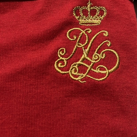 Ralph Lauren 2Pcs Garment Red Plaid V-Neck Pajama Set - Picture 4 of 6